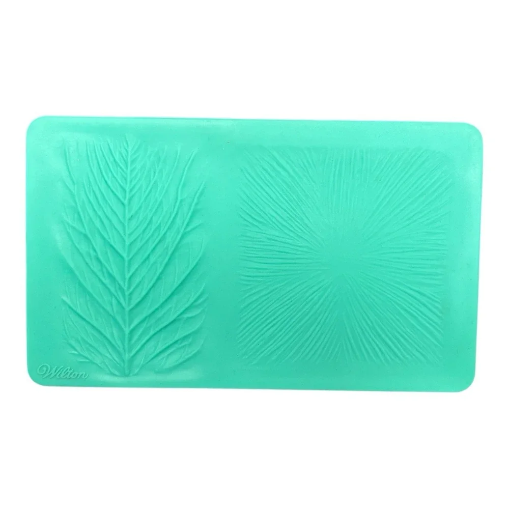 Wilton Silicone Fondant Gum Paste‎ Mold Cake Decorating Lot of 5 Leaves & Jungle